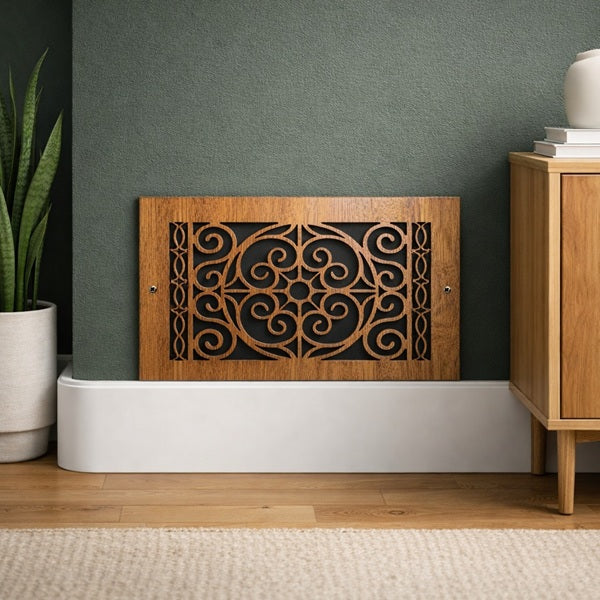 Laser Cut Wood Wall and Ceiling Vent Covers
