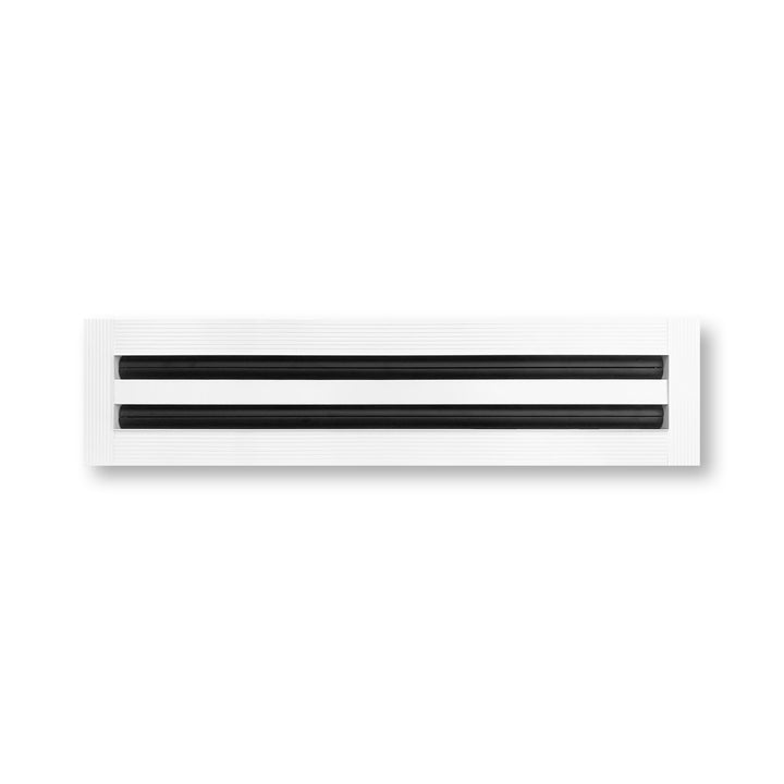 Linus ProAir Aluminum Linear Slot Diffuser with Mud-In Flange - Fully Customizable - 2 Slots Vent Cover