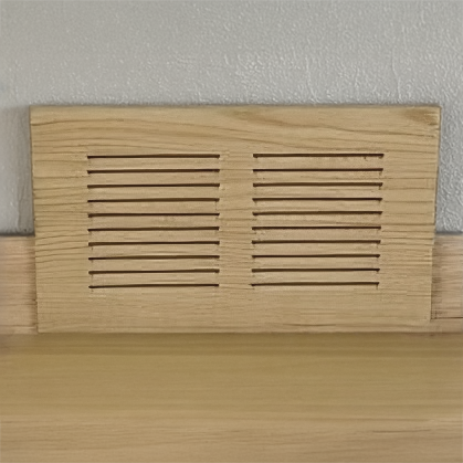 3/4" Thick Horizontal Slab Vent Covers Vent Cover All American Wood Register Co - VCU