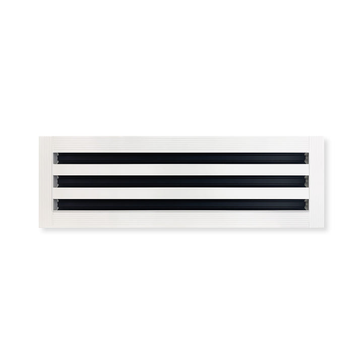 Linus ProAir Aluminum Linear Slot Diffuser with Mud-In Flange - Fully Customizable - 3 Slots Vent Cover