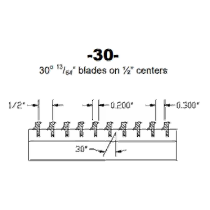 Commercial Industrial Blade Style Blade Style Dayus Register and Grille, Inc. - VCU -30- 30° Deflection