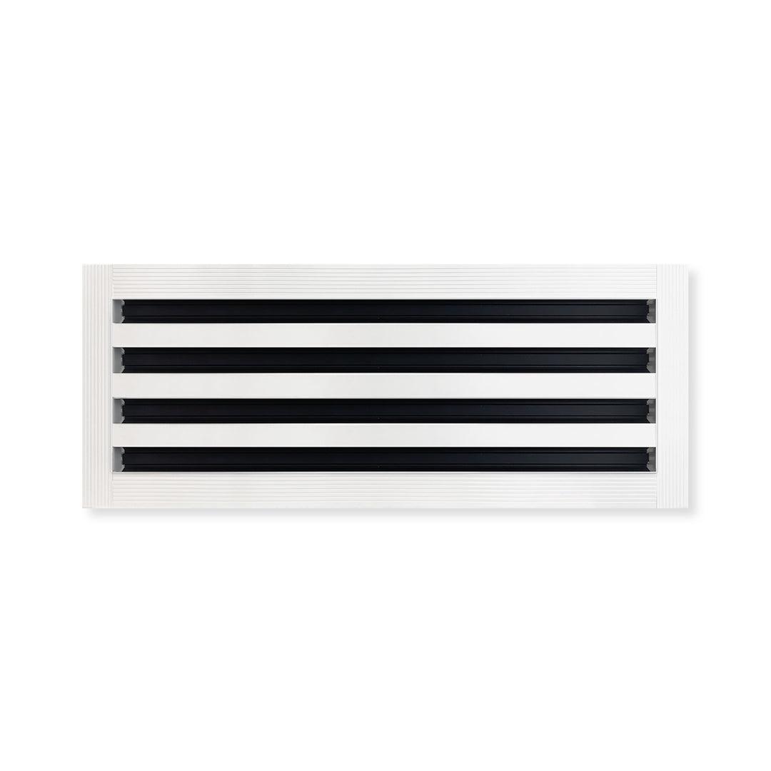 Linus ProAir Aluminum Linear Slot Diffuser with Mud-In Flange - Fully Customizable - 4 Slots Vent Cover