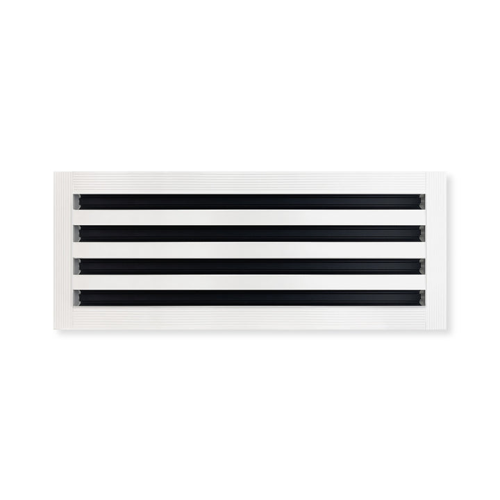 Linus ProAir Aluminum Linear Slot Diffuser with Mud-In Flange - Fully Customizable - 4 Slots Vent Cover