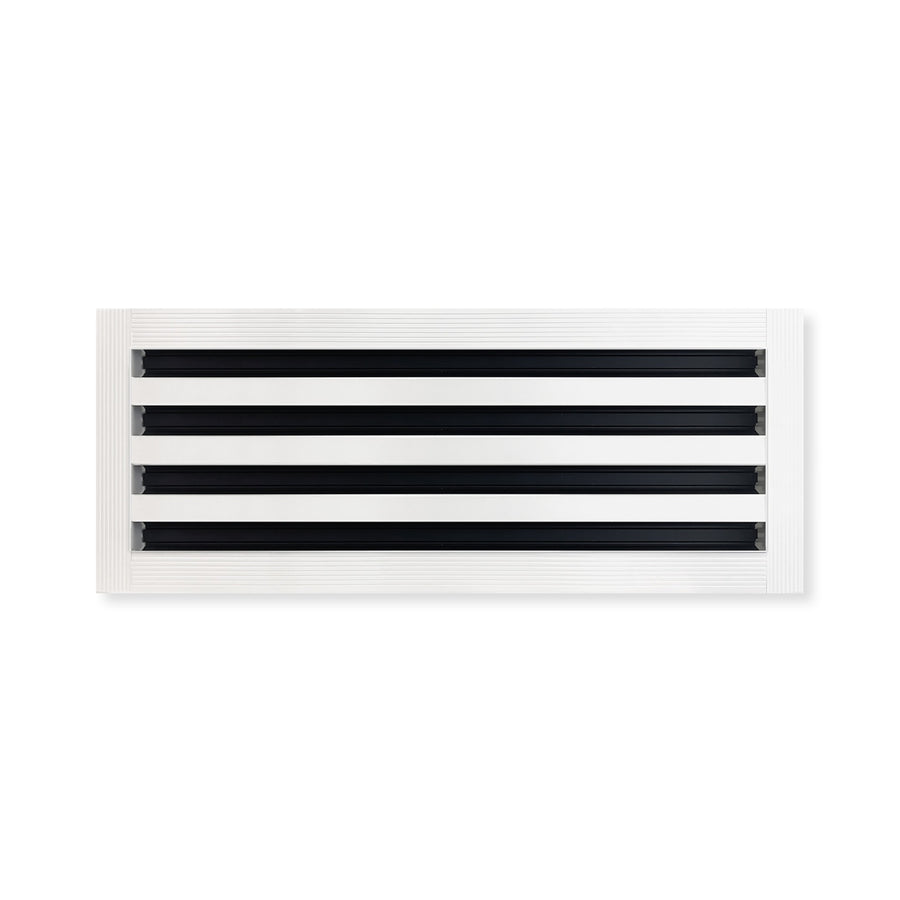 Linus ProAir Aluminum Linear Slot Diffuser with Mud-In Flange - Fully Customizable - 4 Slots Vent Cover