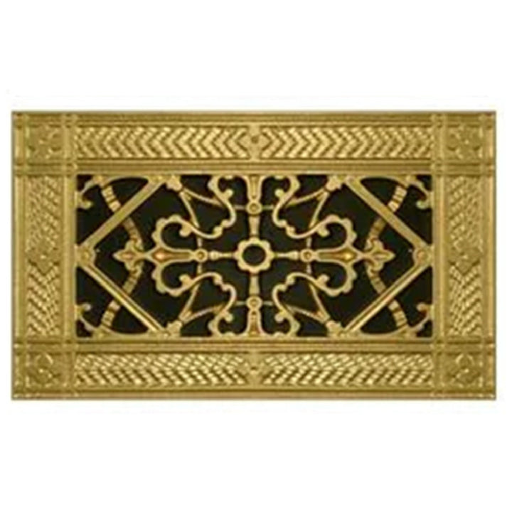 Arts and Crafts Style Resin Magnetic Filter Grille Grille Beaux-Arts Classic Products - VCU 10H x 10W (OD 12.875 X 12.875) Bright Gold
