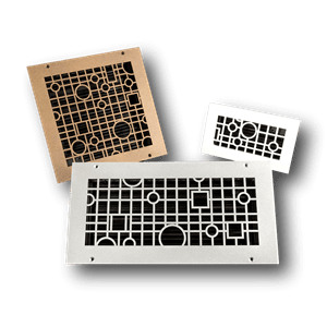 Contemporary Gold Series Registers and Returns Vent Cover Steel Crest Corporation - VCU