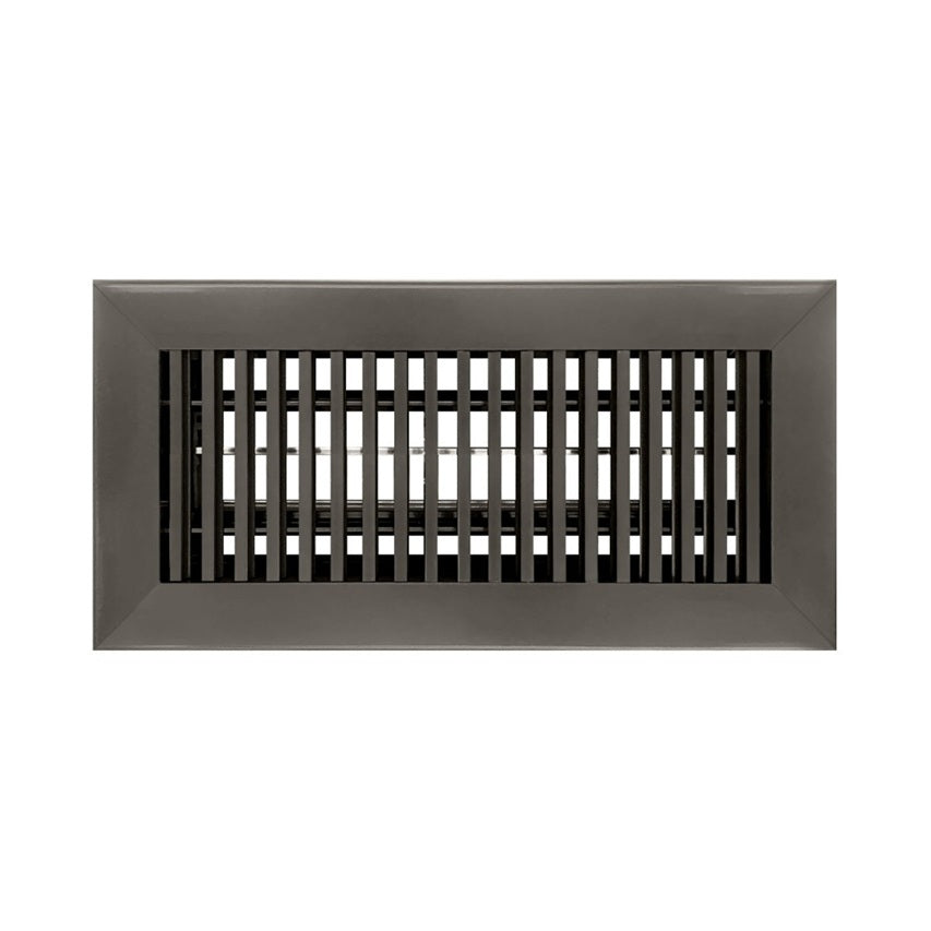 Aluminum Vertical Bar Floor Register Vent Cover Dayus Register and Grille, Inc. - VCU