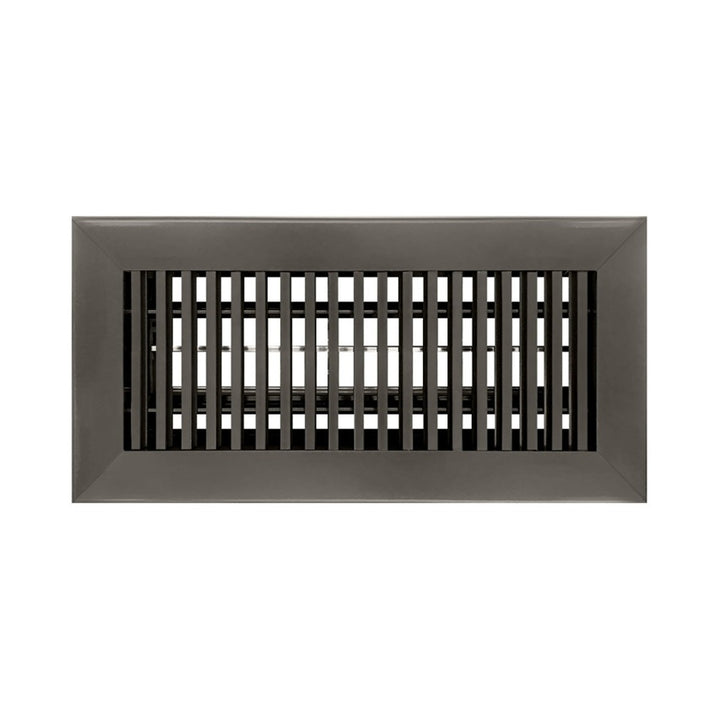 Aluminum Vertical Bar Floor Register Vent Cover Dayus Register and Grille, Inc. - VCU