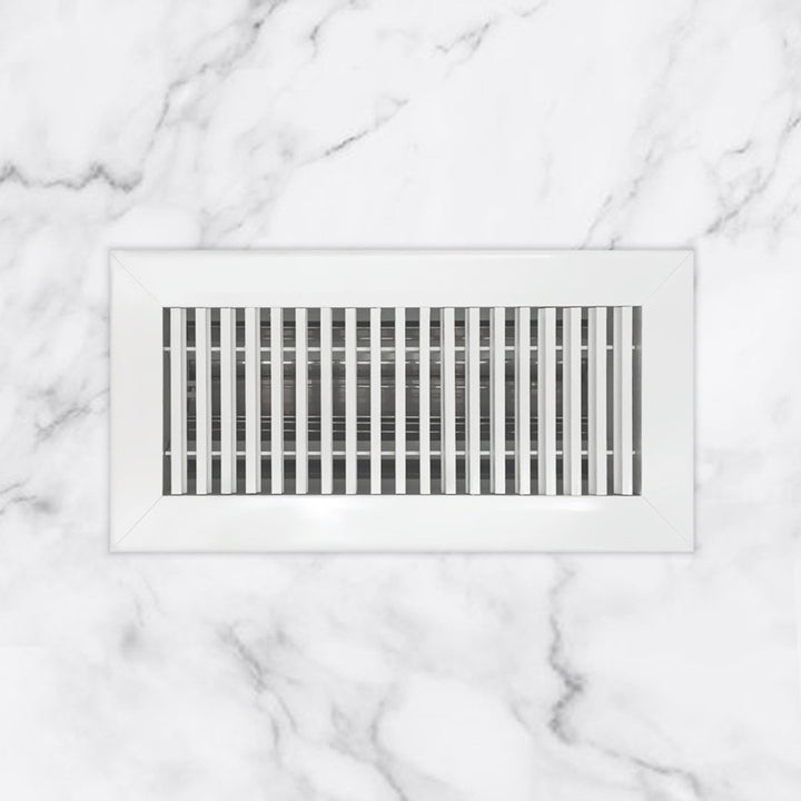 Aluminum Vertical Bar Floor Register Vent Cover Dayus Register and Grille, Inc. - VCU