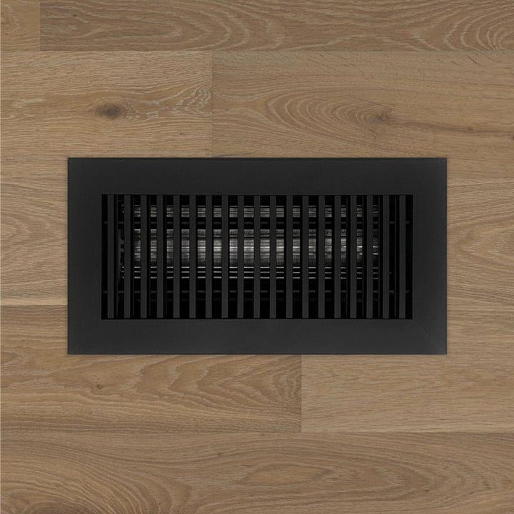 Aluminum Vertical Bar Floor Register Vent Cover Dayus Register and Grille, Inc. - VCU