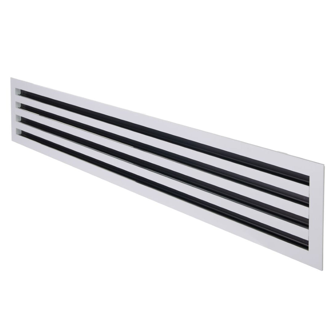 Linus ProAir Aluminum Linear Slot Returns - Fully Customizable - 4 Slots Vent Cover
