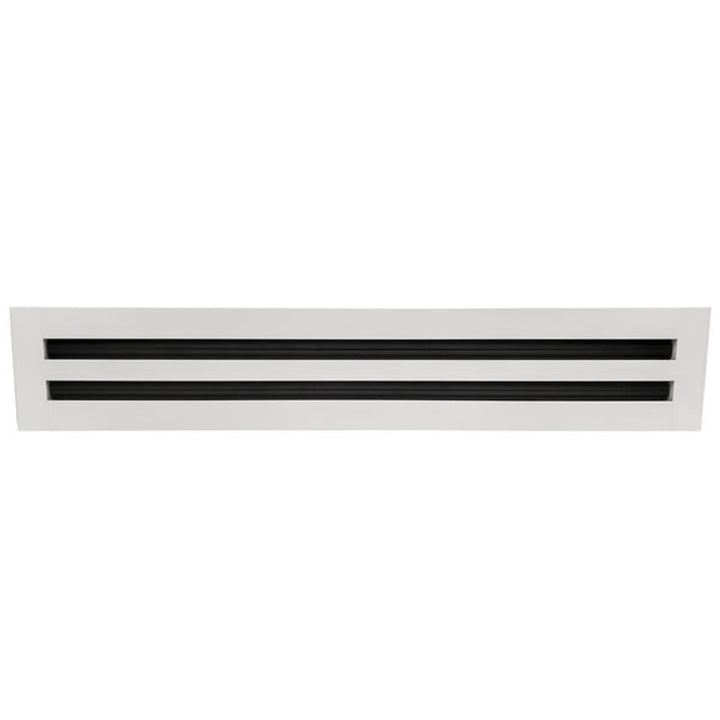 Linus ProAir Aluminum Linear Slot Diffusers - Fully Customizable Vent Cover Dayus Register and Grille, Inc. - VCU 2 Slots 12" (13.5" Overall) 1/2" slot