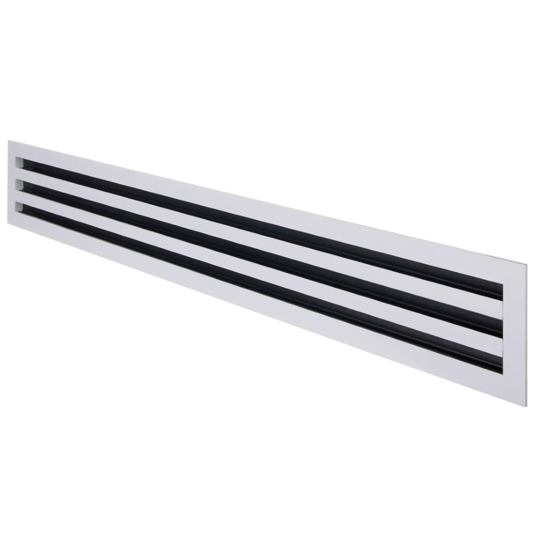 Linus ProAir Aluminum Linear Slot Returns - Fully Customizable Vent Cover Dayus Register and Grille, Inc. - VCU 3 Slots 12" (13.5" Overall) 1/2" slot