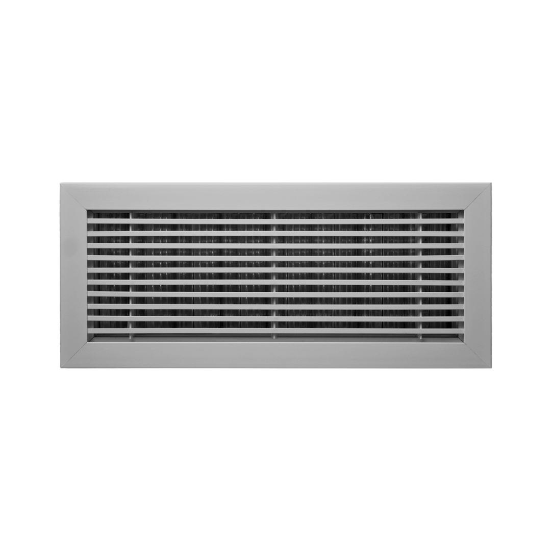 Aluminum Bar Linear Vent Cover with Damper for Floor Installation (Max 8" High) Vent Cover