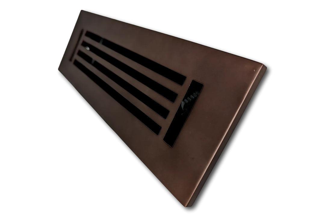 Madelyn Carter Cast Aluminum Linear Bar Vent Cover Vent Cover Asia Products - VCU 2 x 14 (Overall 3.75 x 15.5) Oil Rubbed Bronze