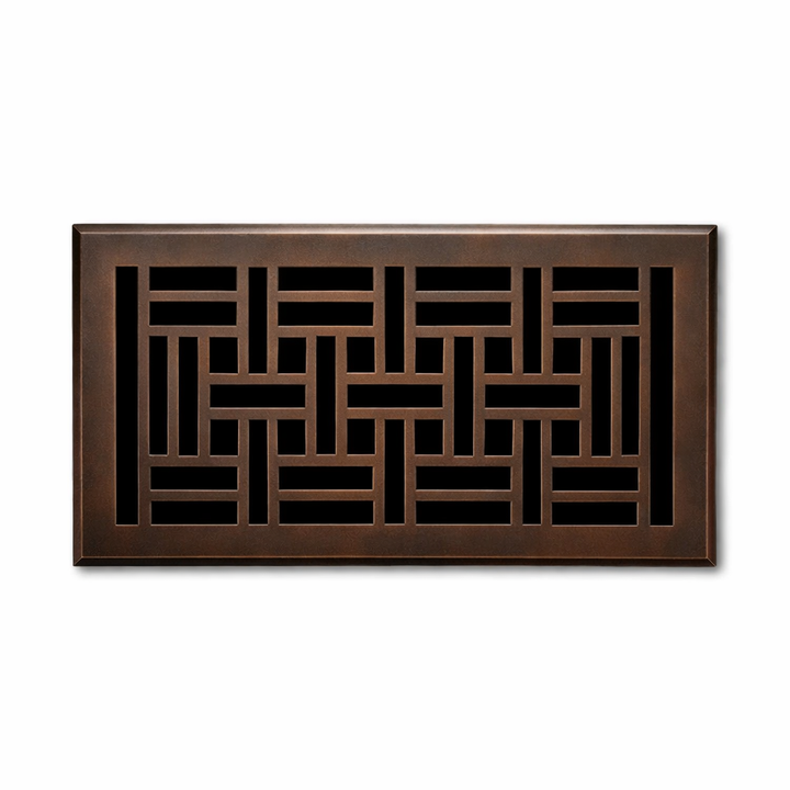 Madelyn Carter Arts and Crafts Vent Covers Vent Cover Kay Hardware - VCU 2 x 10 (Overall 3.75 x 11.5) Oil Rubbed Bronze