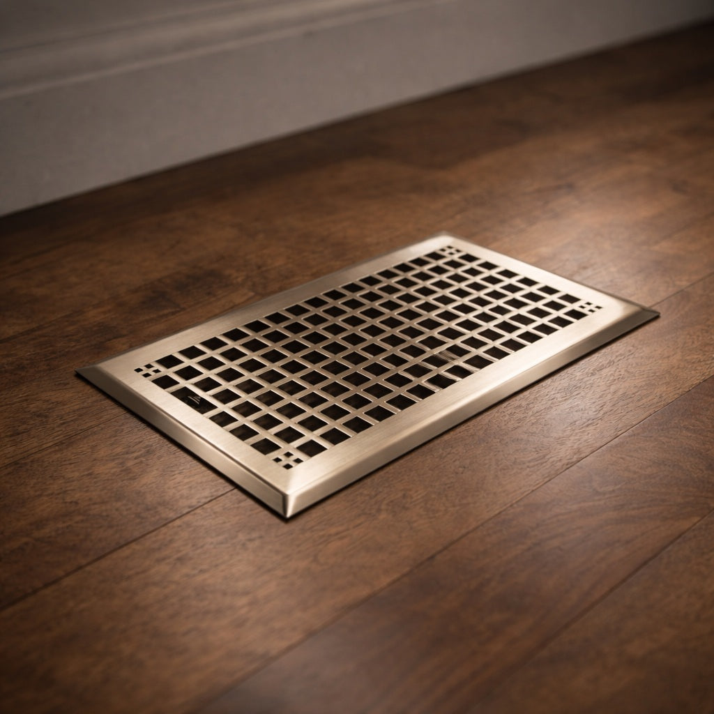 Mission Steel Floor and Wall Registers Vent Cover Steel Plated (Wholesale Registers) - VCU