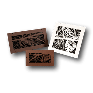 Pinecone Gold Series Registers and Returns Vent Cover Steel Crest Corporation - VCU