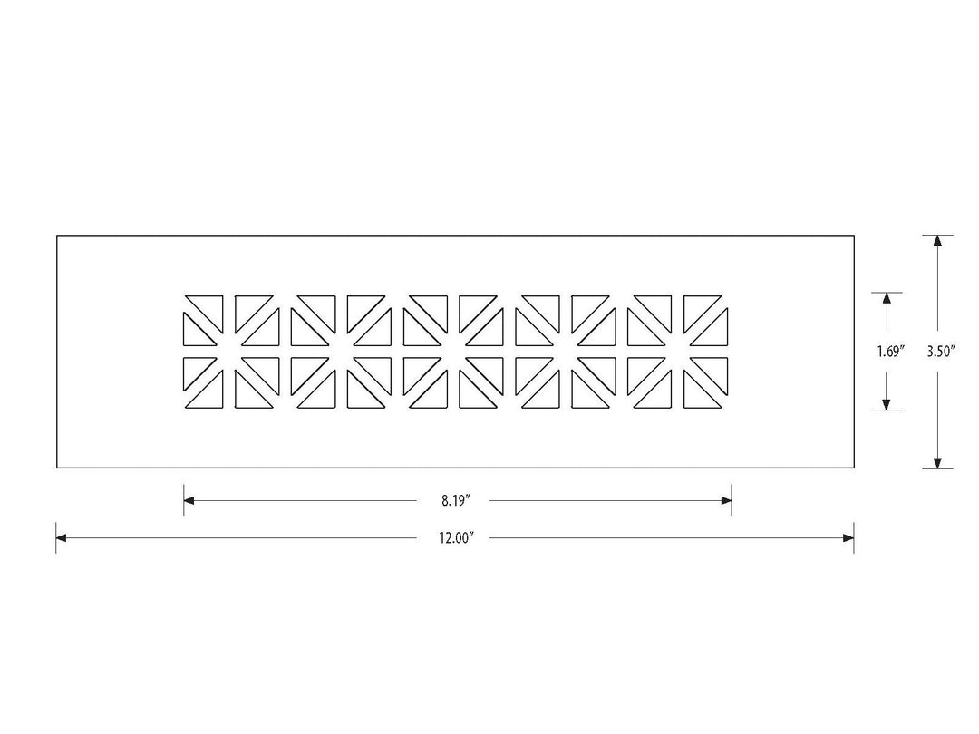 Asher Design Vent Covers - Made to Order Vent Cover Reggio Register Company, LLC - VCU