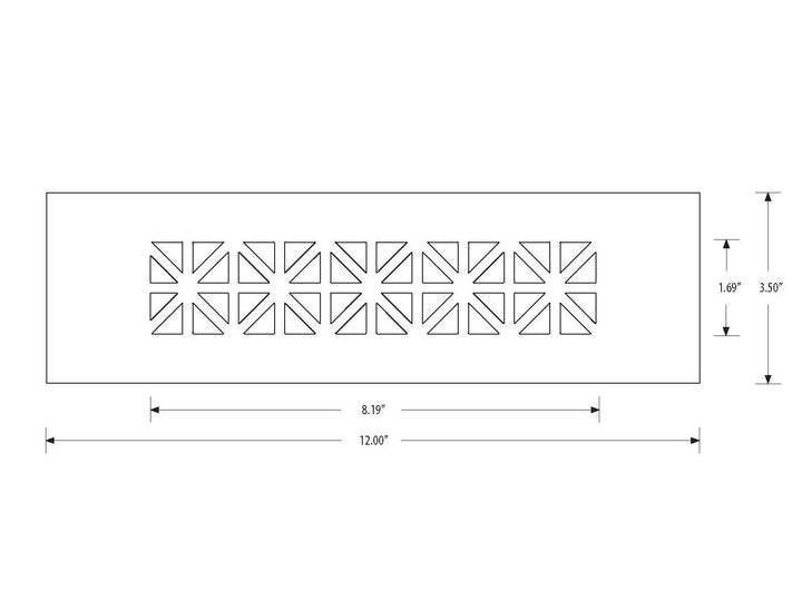 Asher Design Vent Covers - Made to Order Vent Cover Reggio Register Company, LLC - VCU