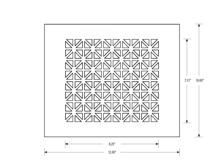Asher Design Vent Covers - Made to Order Vent Cover Reggio Register Company, LLC - VCU
