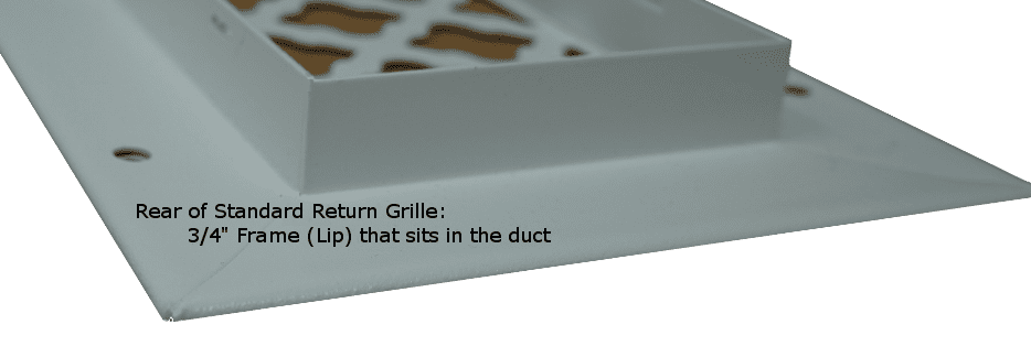 Bronze Series Steel Designs Registers and Returns Vent Cover Steel Crest Corporation - VCU