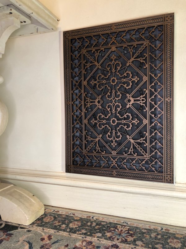 Arts and Crafts Style Resin Magnetic Filter Grille