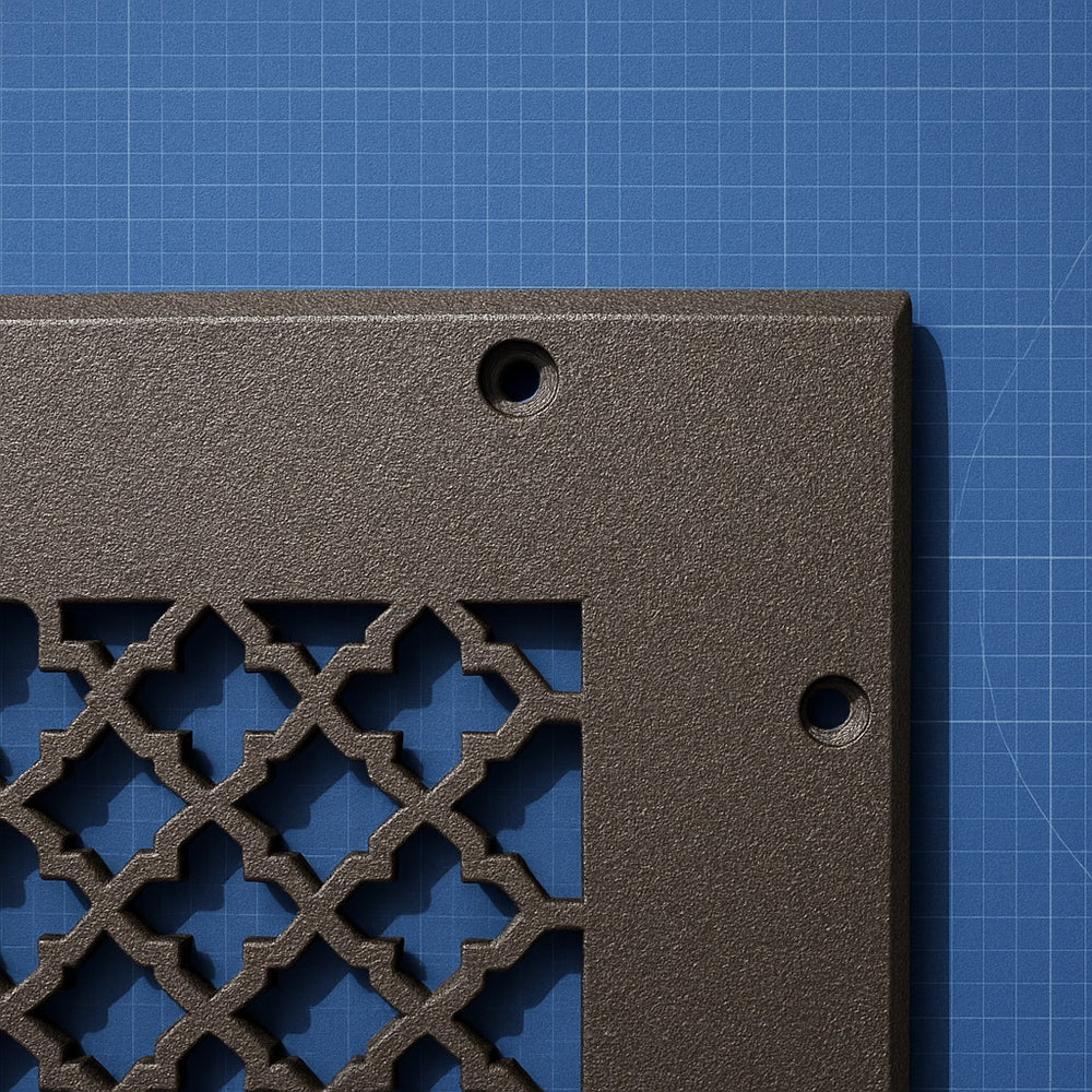 Victorian Gold Series Registers and Returns Vent Cover Steel Crest Corporation - VCU