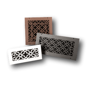 Vintage Gold Series Registers and Returns Vent Cover Steel Crest Corporation - VCU
