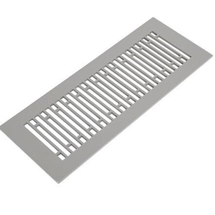 Abigail Design Vent Covers - Made to Order Vent Cover Reggio Register Company, LLC - VCU 2.25 x 10 (Overall 3.5 x 12) 3/16" Aluminum Gray