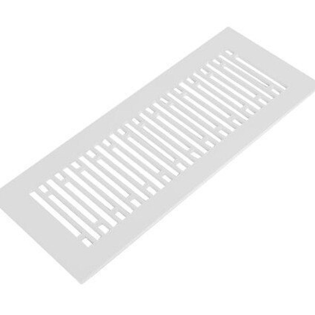Abigail Design Vent Covers - Made to Order Vent Cover Reggio Register Company, LLC - VCU 2.25 x 10 (Overall 3.5 x 12) 3/16" Aluminum White
