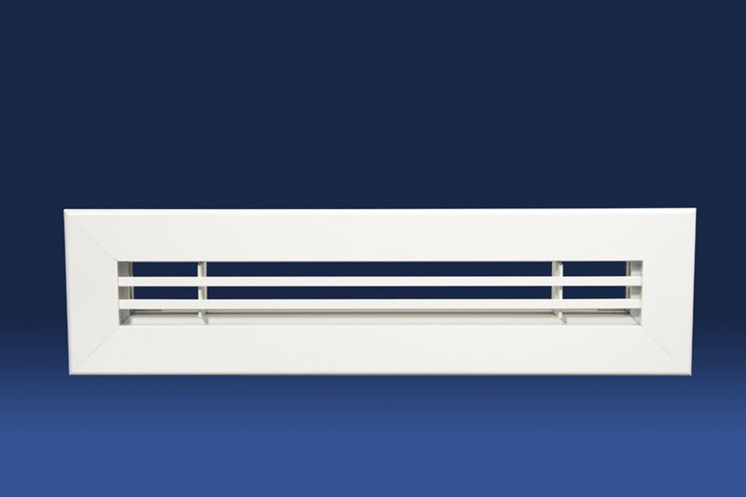 Aluminum Bar Linear Return - Grille (No Damper) for Floor Installation (Max 8" High) Vent Cover Dayus Register and Grille, Inc. - VCU