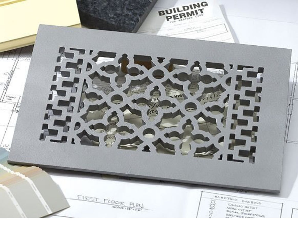 Cast Aluminum Scroll Grilles - Optional Damper Vent Cover Reggio Register Company, LLC - VCU