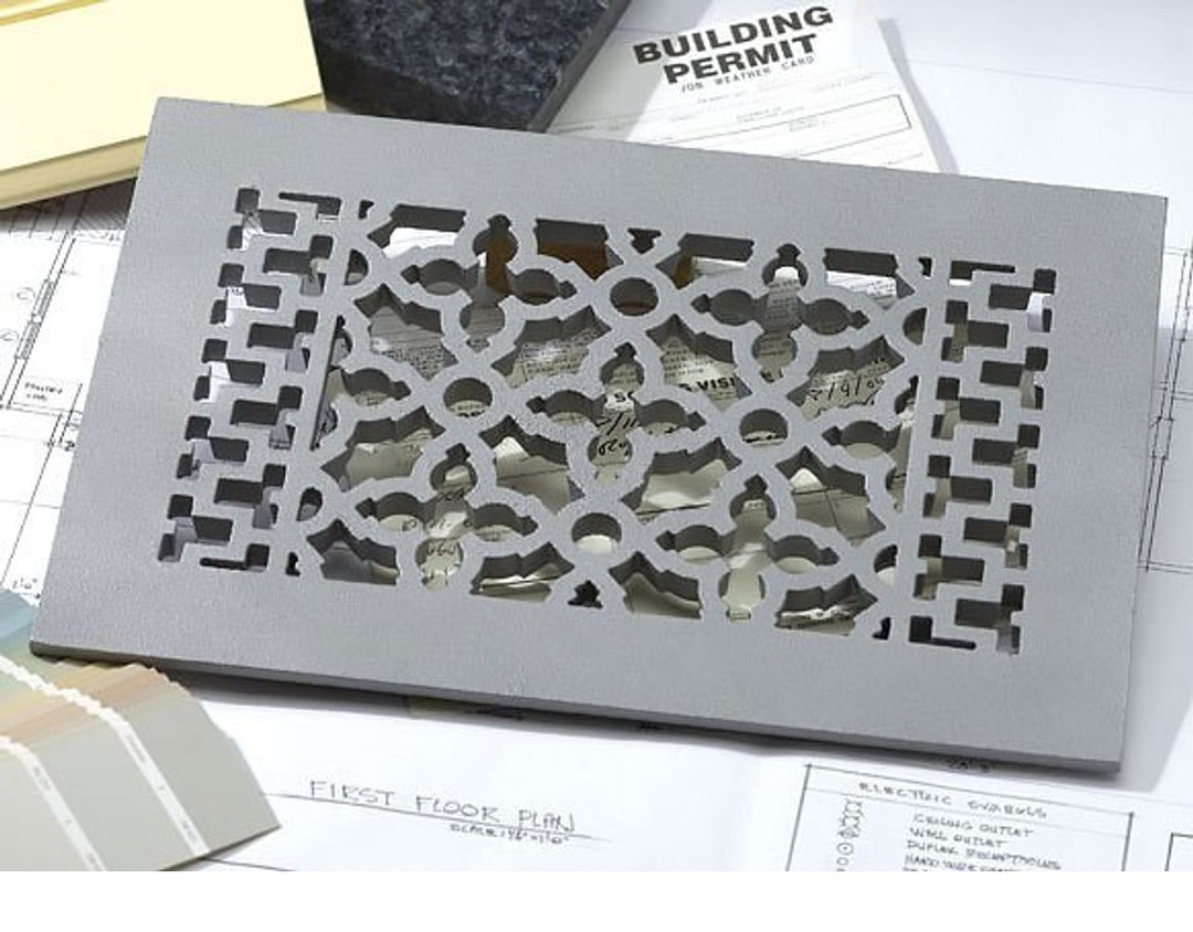 Cast Aluminum Scroll Grilles - Optional Damper Vent Cover Reggio Register Company, LLC - VCU