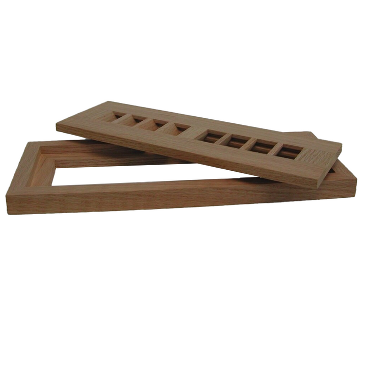 Ample Air Flush Mount Wood Vent Covers Vent Cover All American Wood Register Co - VCU