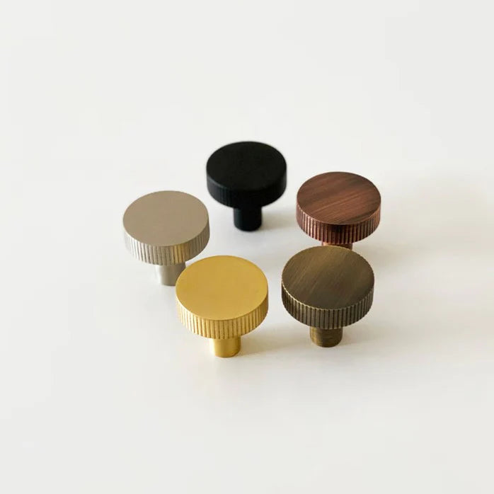 Hanna Solid Brass Cabinet Knob Cabinet Hardware Kay Hardware - VCU