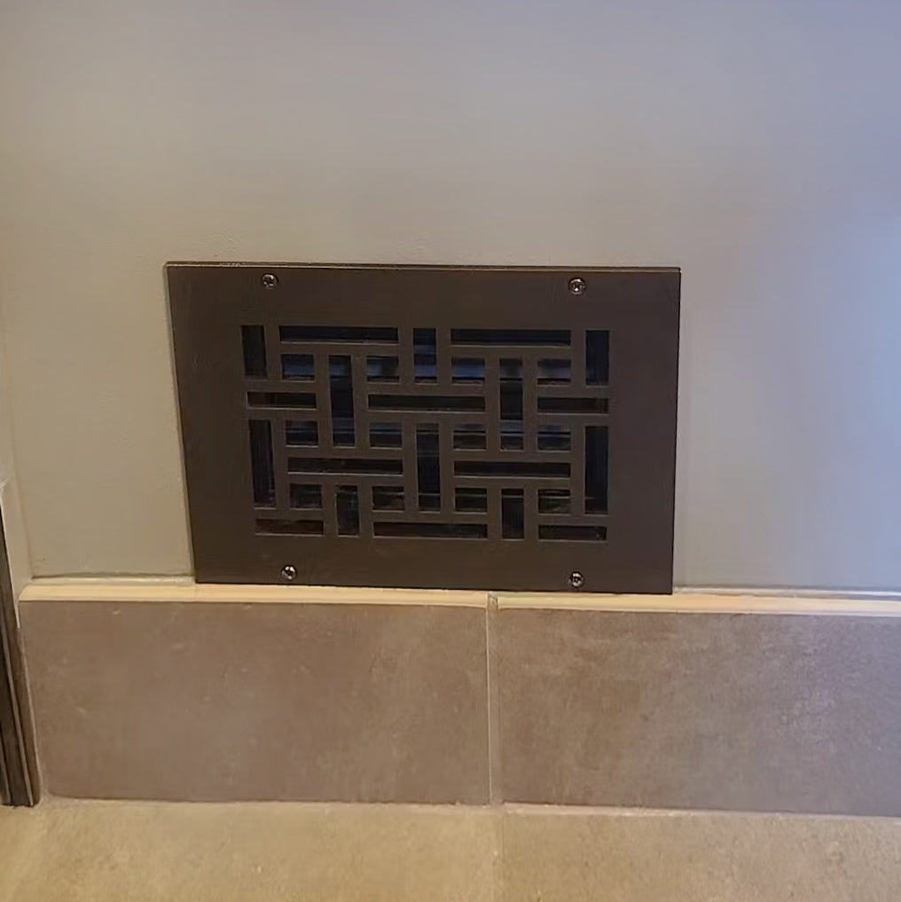 Arts and Crafts Gold Series Registers and Returns Vent Cover Steel Crest Corporation - VCU