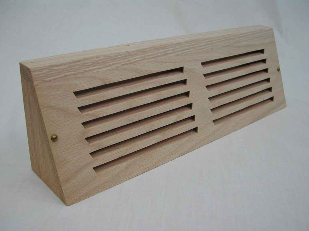 Horizontal Slot Baseboard Wood Vent Covers