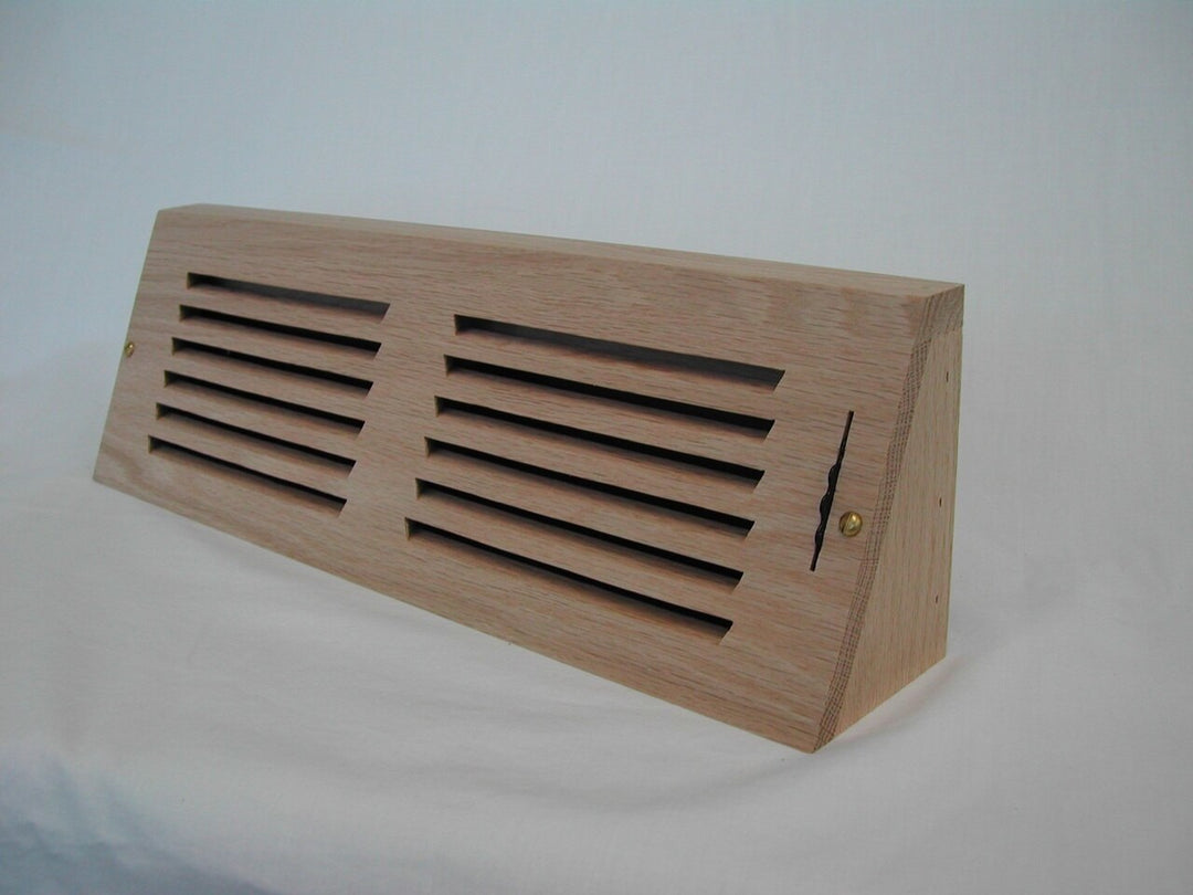 Horizontal Slot Baseboard Wood Vent Covers
