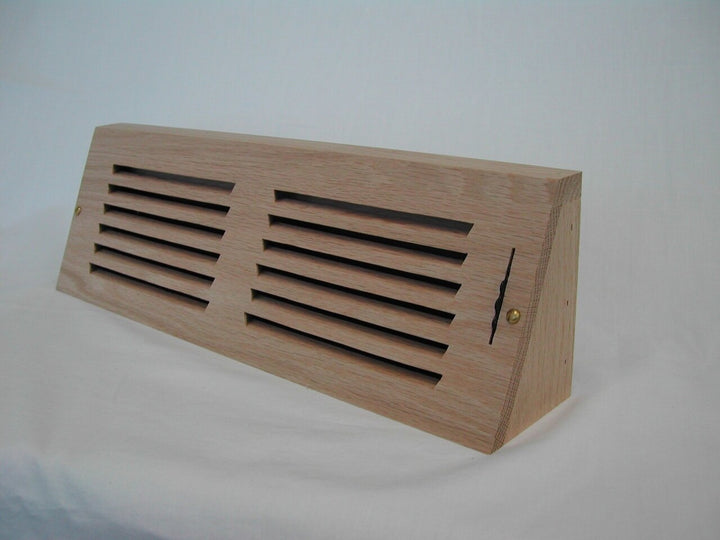 Horizontal Slot Baseboard Wood Vent Covers