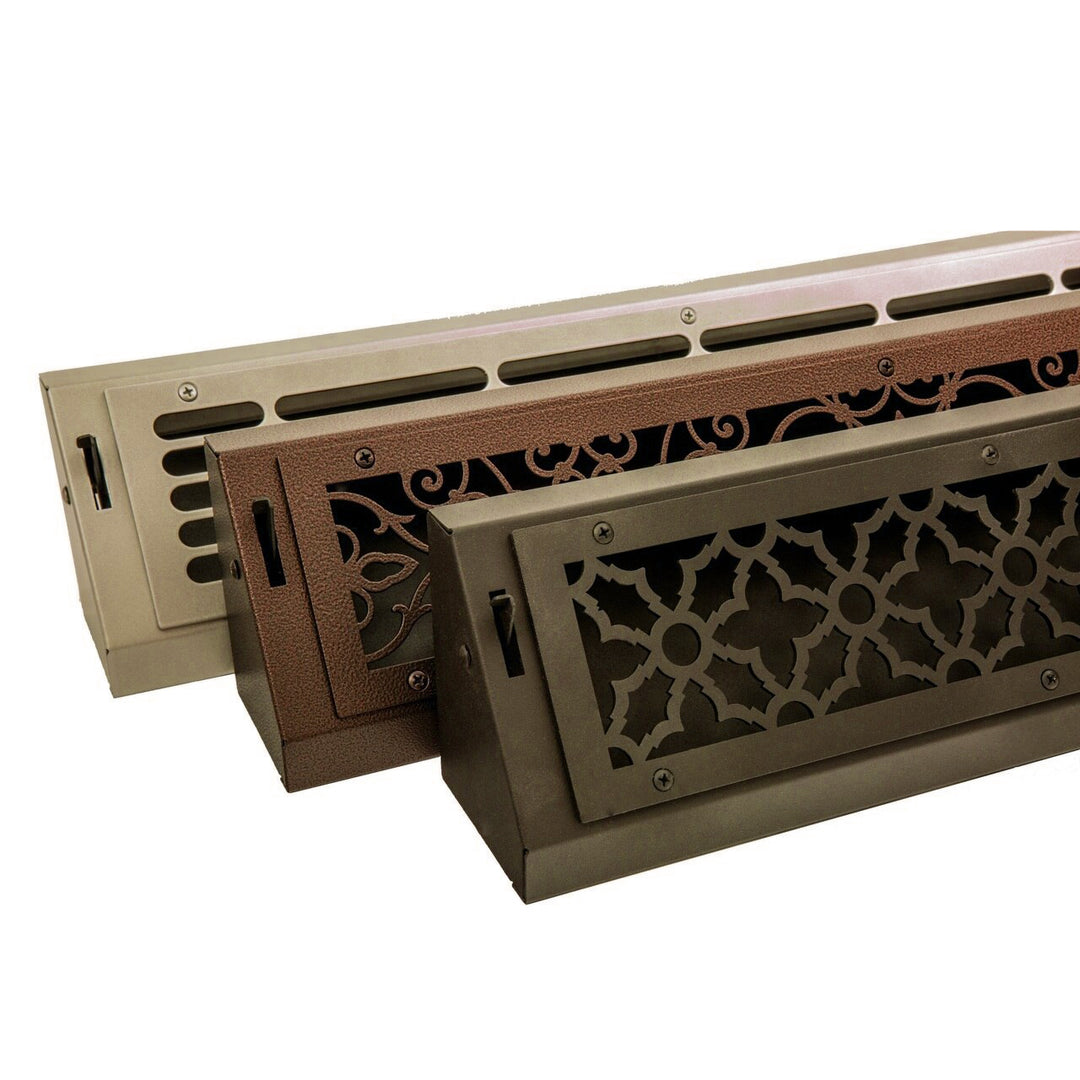 Gold Series Steel Designs Baseboard Registers and Returns 30" Baseboard Vent Steel Crest Corporation - VCU