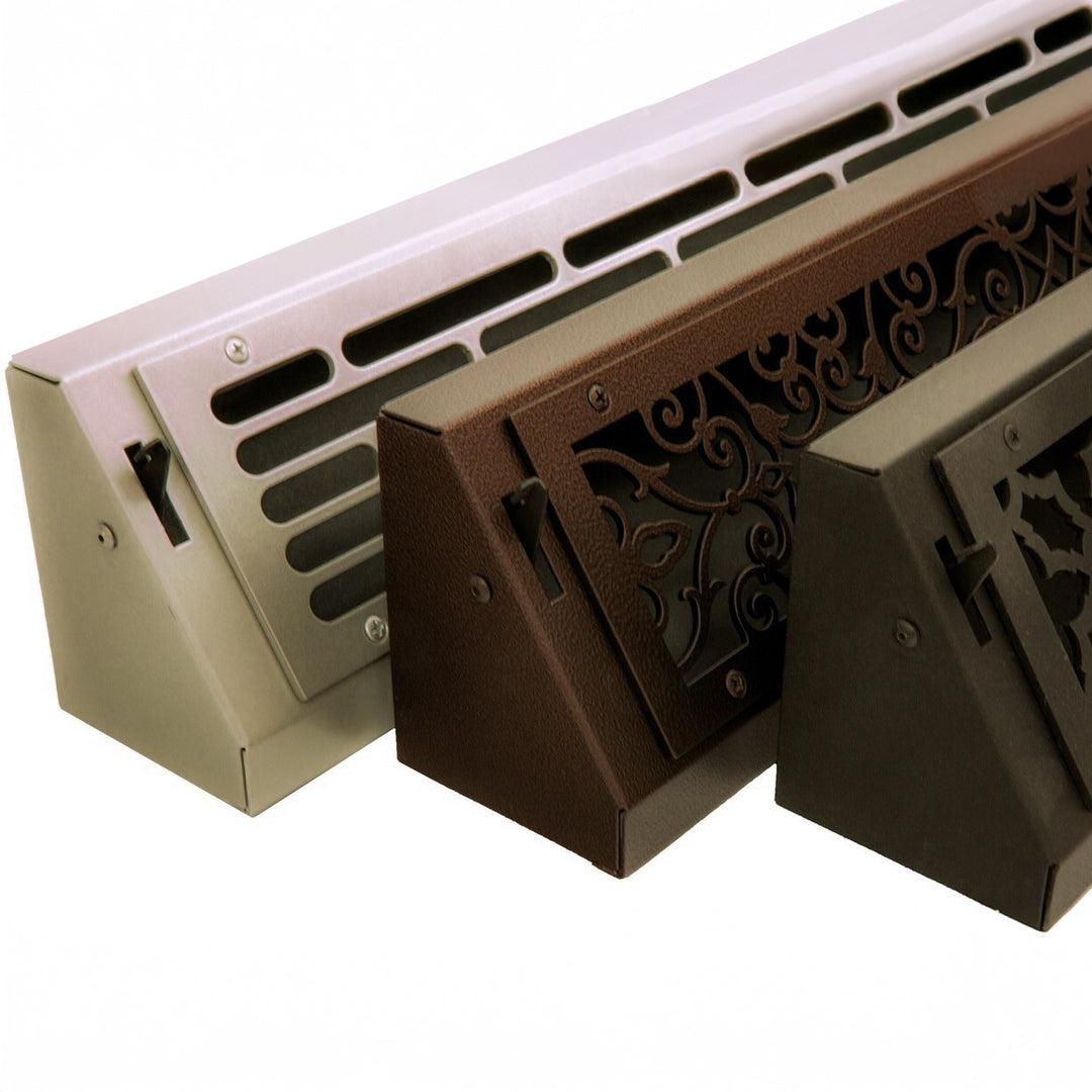 Gold Series Steel Designs Baseboard Registers and Returns 30" Baseboard Vent Steel Crest Corporation - VCU