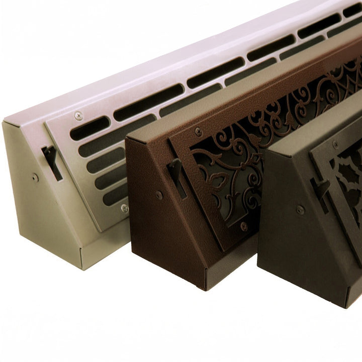 Gold Series Steel Designs Baseboard Registers and Returns 30" Baseboard Vent Steel Crest Corporation - VCU