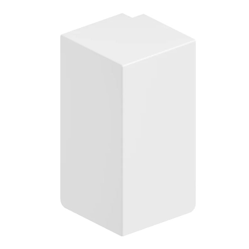 Basic Coupler Coupler Baseboarders - VCU Outside Corner 90 degree White