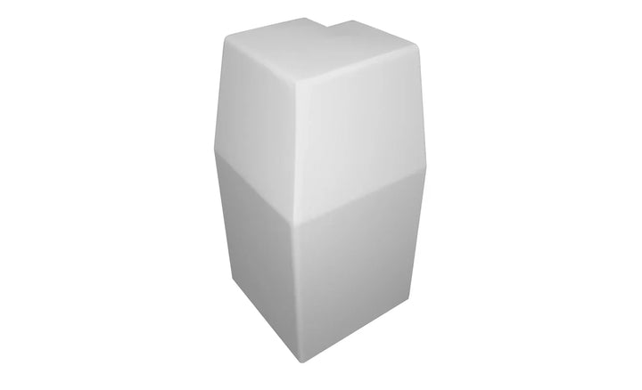 Premium Coupler Coupler Baseboarders - VCU Outside Corner 90 degree White