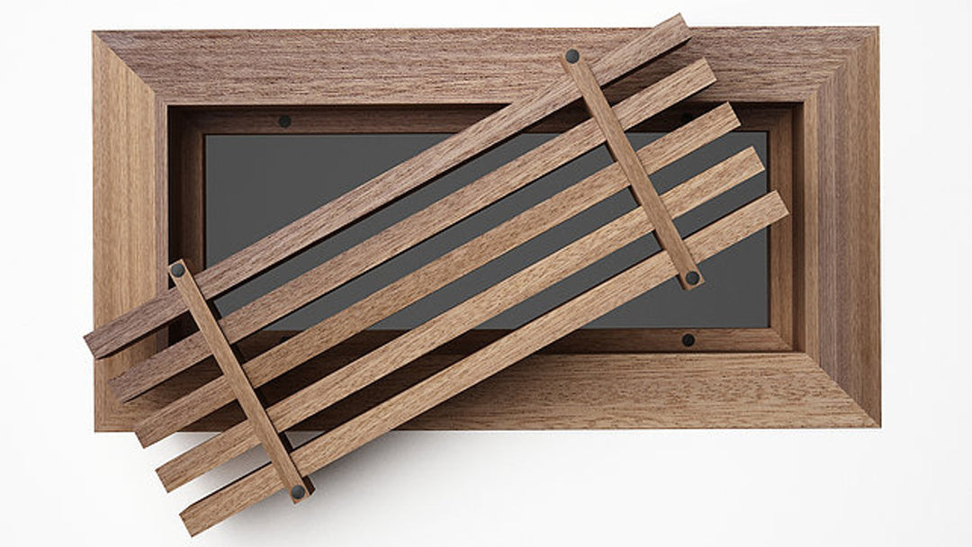 Beveled Bar Surface Mount Wood Grilles - Ceiling and Wall Surface Mount Grille Vexell - VCU