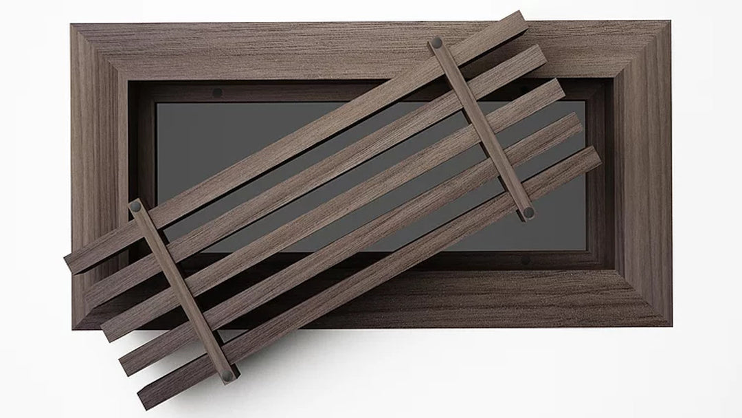 Beveled Bar Surface Mount Wood Grilles - Ceiling and Wall Surface Mount Grille Vexell - VCU
