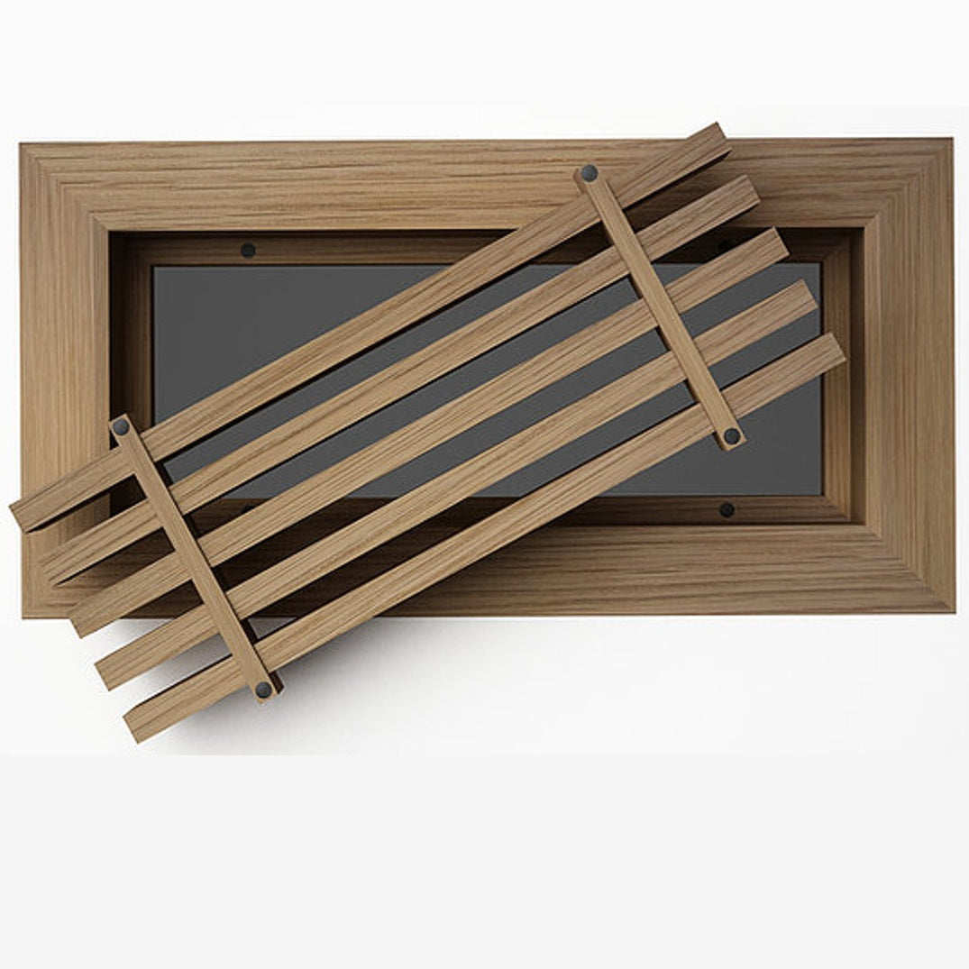 Beveled Bar Surface Mount Wood Grilles - Ceiling and Wall Surface Mount Grille Vexell - VCU