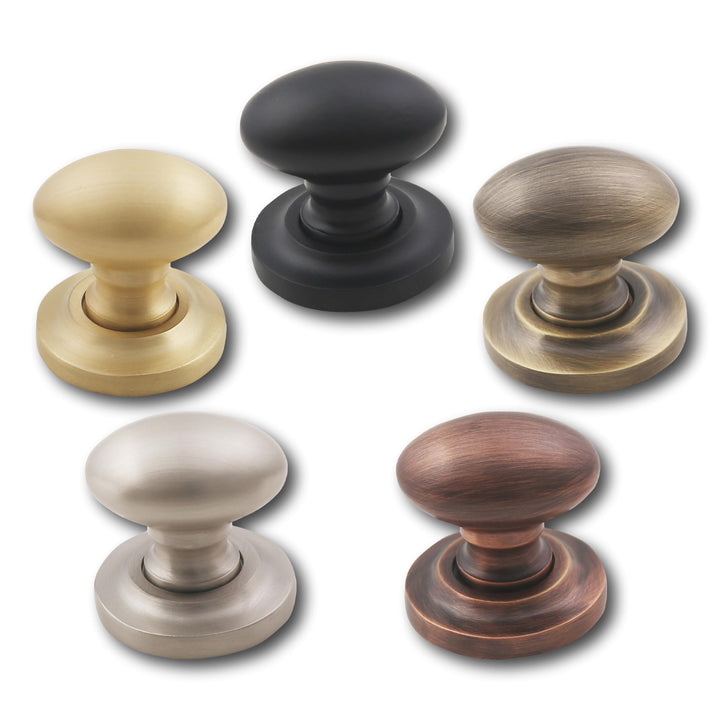 Kayla Solid Brass Egg Knob Cabinet Hardware Kay Hardware - VCU