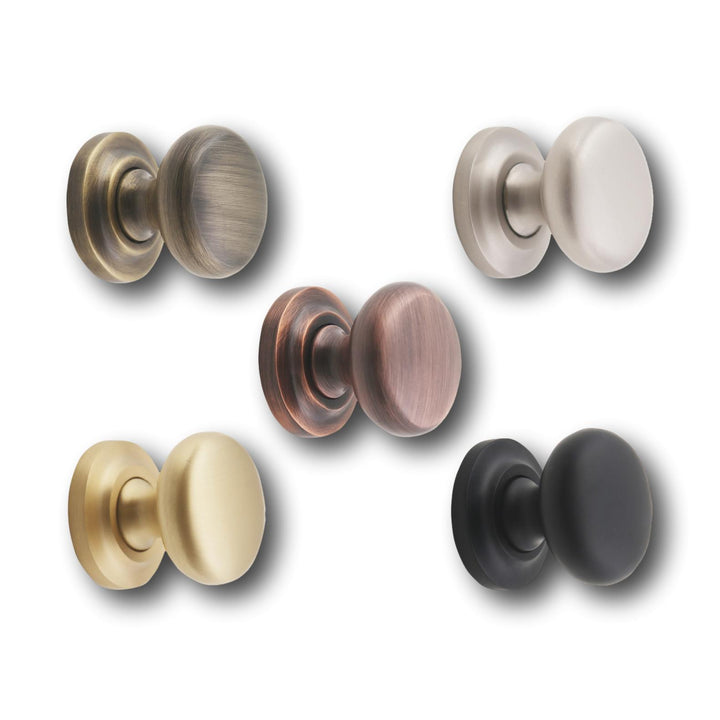 Kayla Solid Brass Round Knob Cabinet Hardware Kay Hardware - VCU